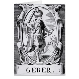 Cartão O alquimista Geber