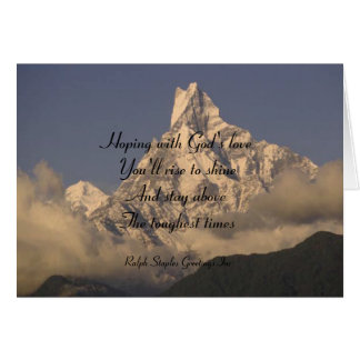 Cartão O amor de Deus