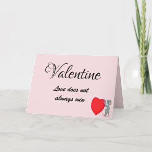 CARTÃO O AMOR DO NAMORADOS NÃO GANHA