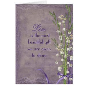 Cartão O Amor É...