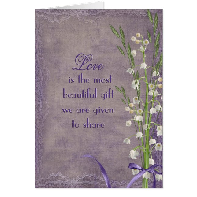 Cartão O Amor É... (Frente)