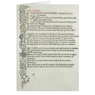 Cartão O amor é bastante, 1897