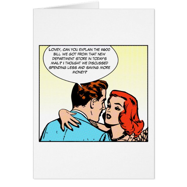 Cartão O amor é cego (Frente)