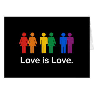 CARTÃO O AMOR É PRETO DO AMOR