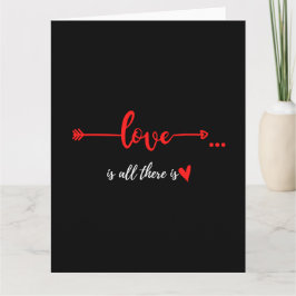 CARTÃO O AMOR É TUDO O QUE EXISTE