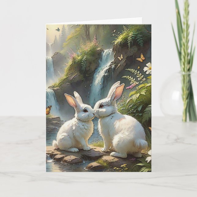 Cartão O amor está na pele (Frente)