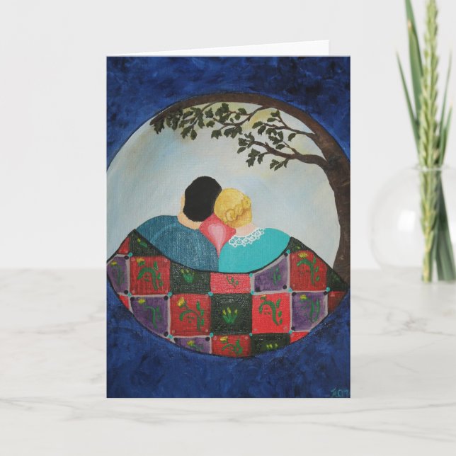 Cartão O amor inspira (Frente)