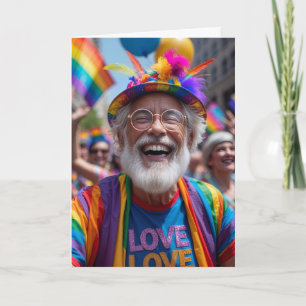 Cartão O amor LGBTQ é sempre amor