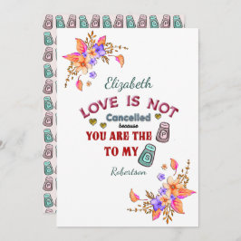 Cartão O Amor Não É Cancelado Meu Pimenta Seu Sal Persona