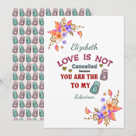 Cartão O Amor Não Está Cancelado Meu Pimenta Seu Sal Pers