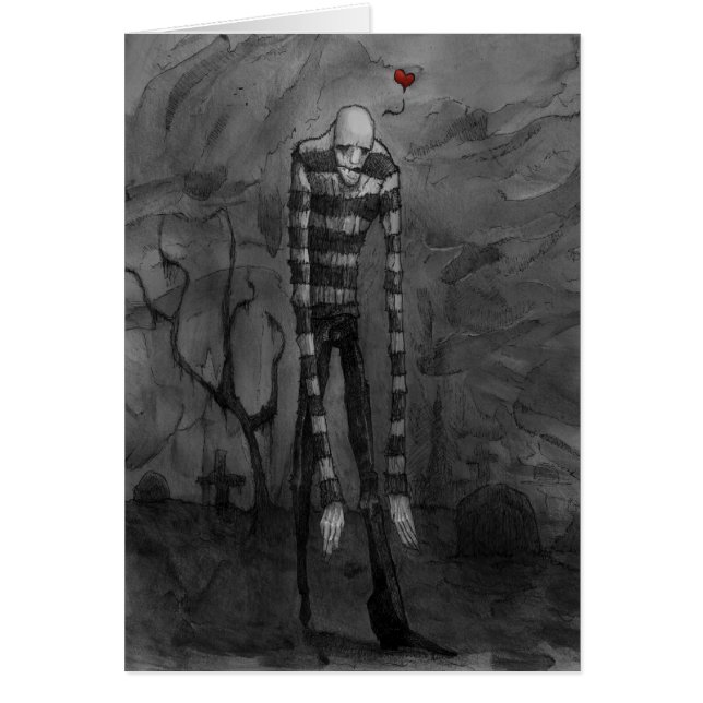 Cartão O amor nunca morre (Frente)