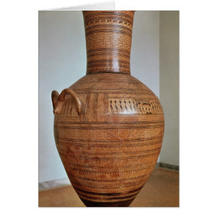 Cartão O Amphora de Dipylon