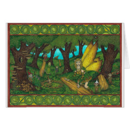 Cartão O anel feericamente