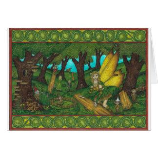 Cartão O anel feericamente