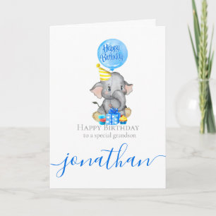 Cartão O aniversário do neto é inesquecível!