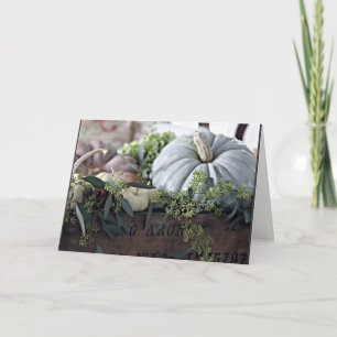 CARTÃO **O ANIVERSÁRIO ESPECIAL DO OUTONO DESEJA AMIGO"