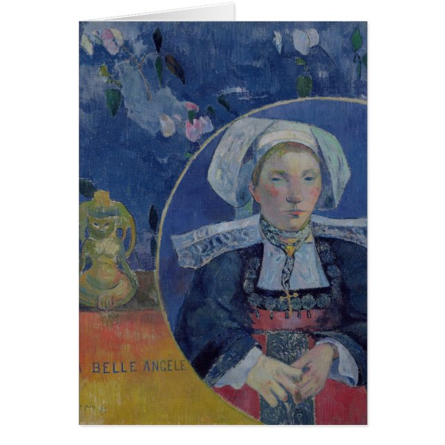 Cartão O anjo bonito, 1889 (Frente)