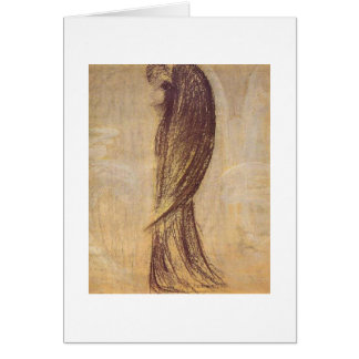 Cartão O anjo por M.K. Ciurlionis, 1904-5