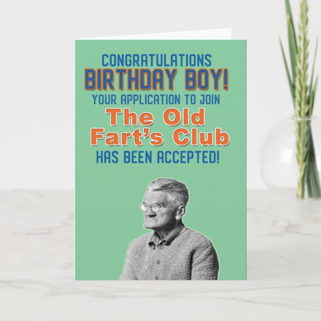 Cartão O antigo clube de Fart (Frente)