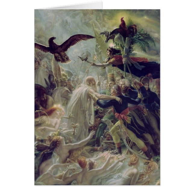 Cartão O Apotheosis dos heróis franceses (Frente)