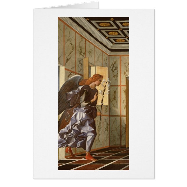 Cartão O arcanjo Gabriel, do aviso dipty (Frente)