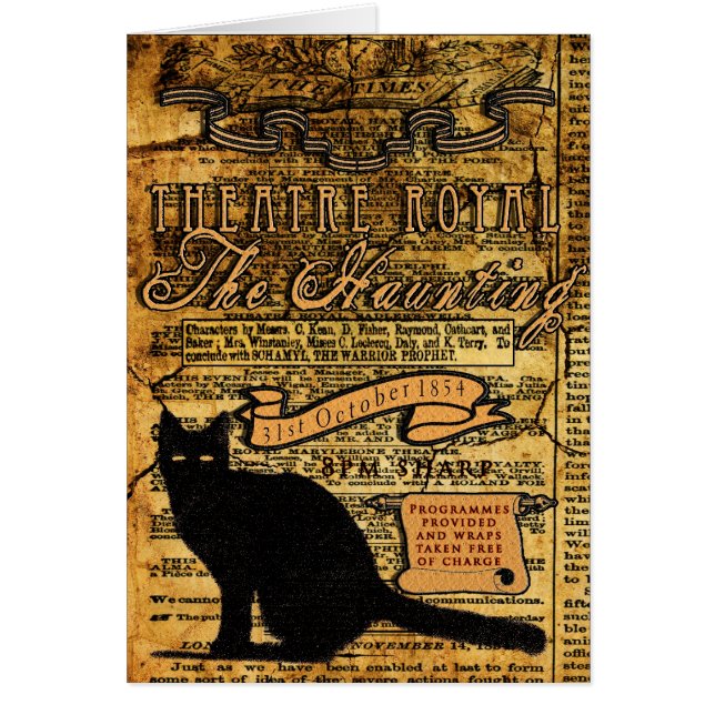 Cartão O assombro (Frente)