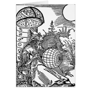 Cartão O Astrônomo