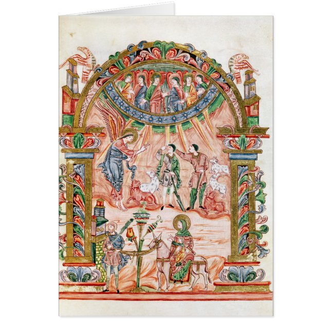 Cartão O aviso aos pastores (Frente)