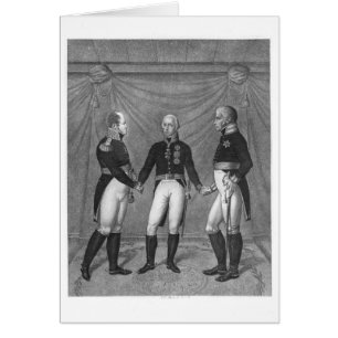 Cartão O azevinho Alliance, 1815