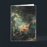 Cartão O balanço<br><div class="desc">O clássico do Fragonard.</div>