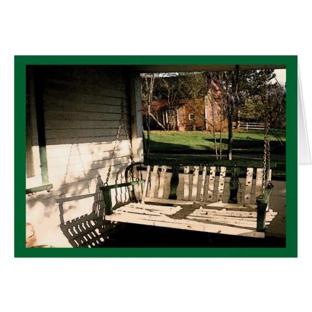 Cartão O balanço da Ellen (Frente horizontal)