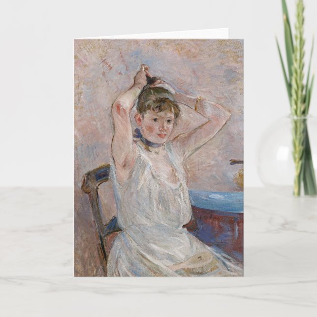 Cartão O Banho | Berthe Morisot (Frente)