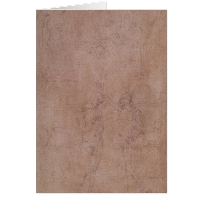 Cartão O baptismo do cristo (Frente)