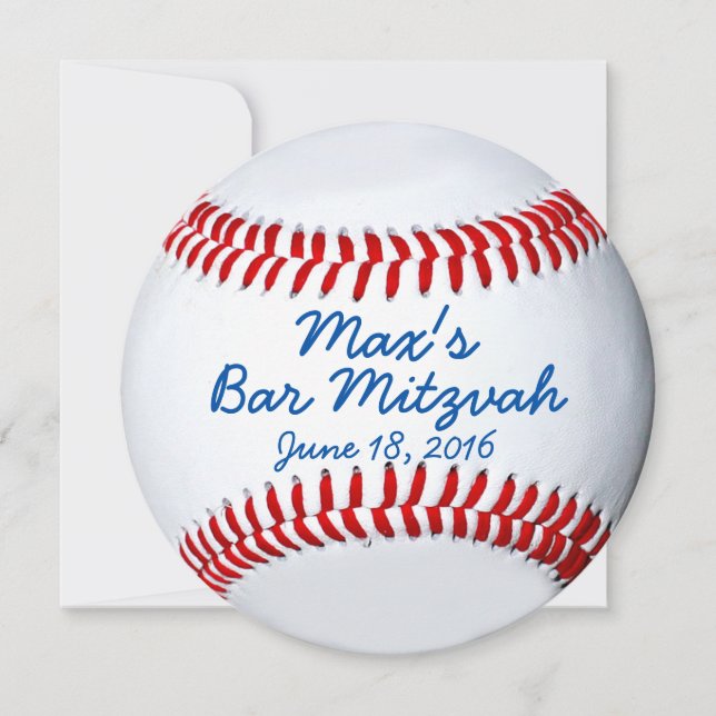Cartão O Bar de Max Mitzvah (Frente)
