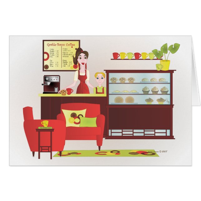 Cartão O Barista (Frente horizontal)