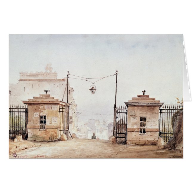 Cartão O Barriere de Menilmontant (Frente Horizontal)