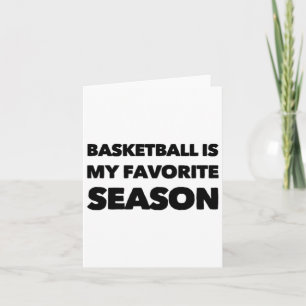 Cartão O Basquete É A Minha Época Favorita 2