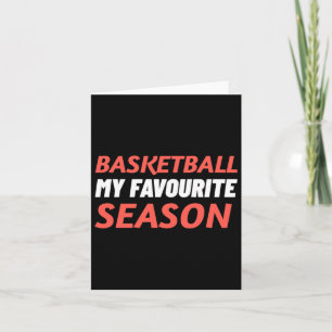 Cartão O Basquete É Minha Estação Favorita