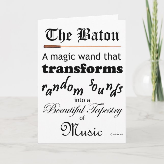 Cartão O Baton (Frente)