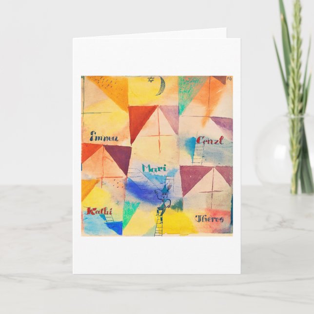 Cartão O Bávaro Don Giovanni, Klee (Frente)