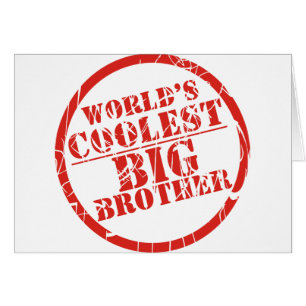 Cartão O big brother o mais fresco do mundo