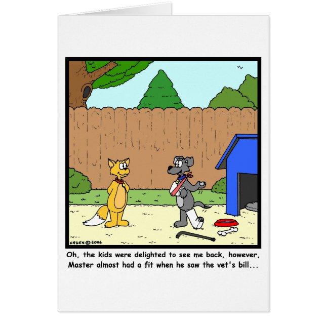 Cartão O Bill do veterinário (Frente)