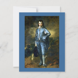 Cartão O Blue Boy de Thomas Gainsborough