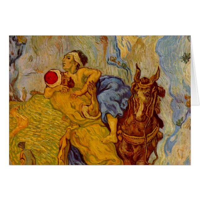 Cartão O Bom Samaritano (Frente Horizontal)