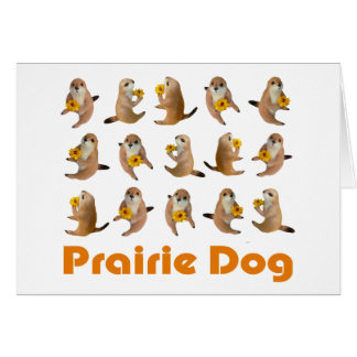 Cartão o brinquedo enchido de cão de pradaria