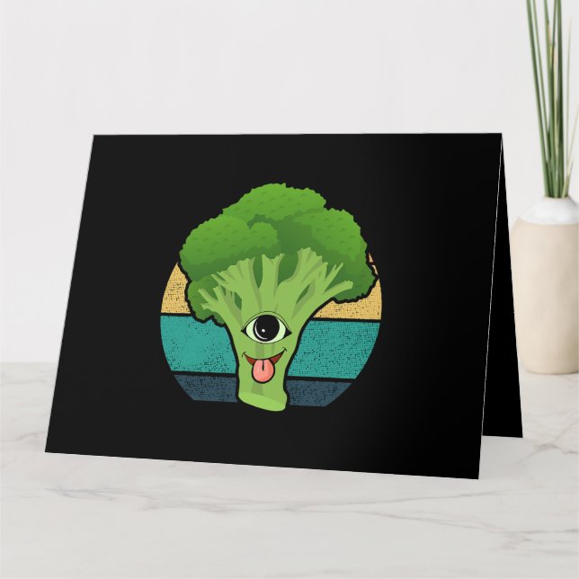 Cartão O Broccoli Spirit Vegetables Stem Broccoli (Frente)