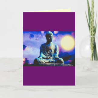 Cartão O Buddha de inspiração