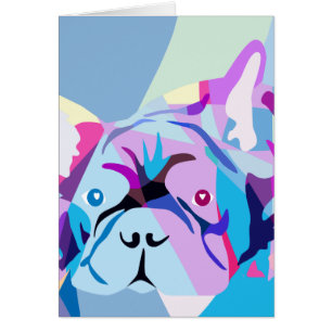 Cartão O Bulldog francês