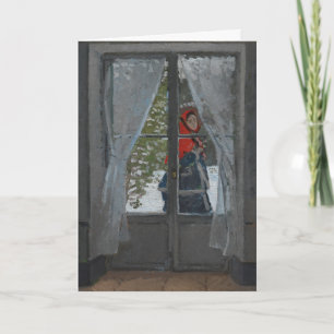 Cartão O Caco Vermelho   Claude Monet