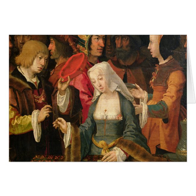 Cartão O caixa de fortuna (Frente Horizontal)